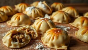 pierogi z kapustą i grzybami